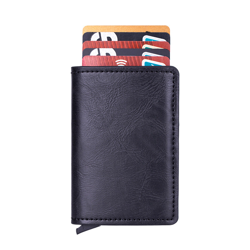 Wallet with RFID blocking and anti-theft design