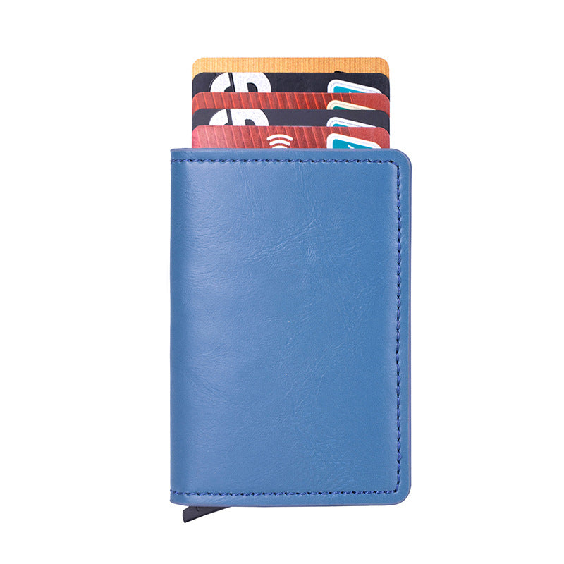 Wallet with RFID blocking and anti-theft design