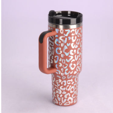 Stainless steel vacuum coffee mug with lid