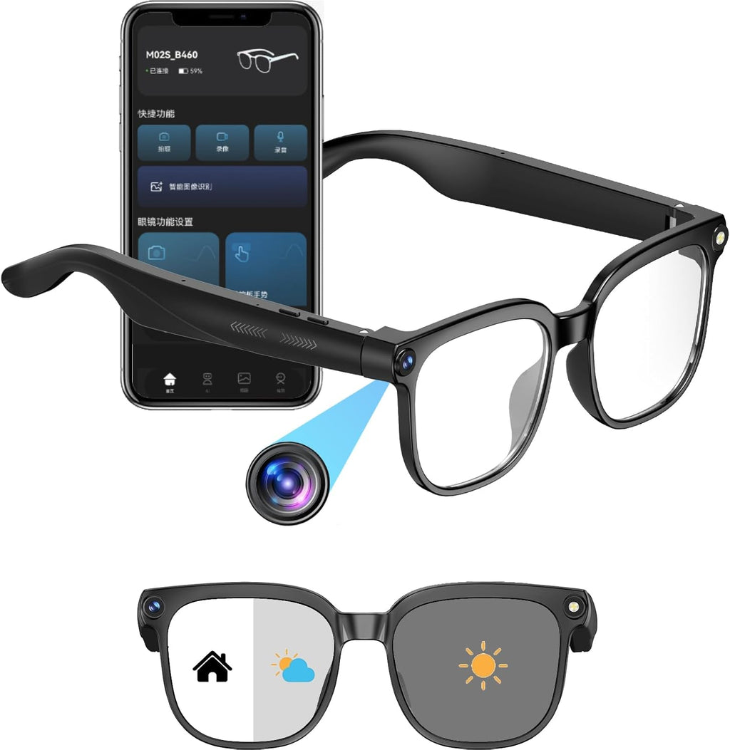 Ai Smart Glasses 800w Double Lens