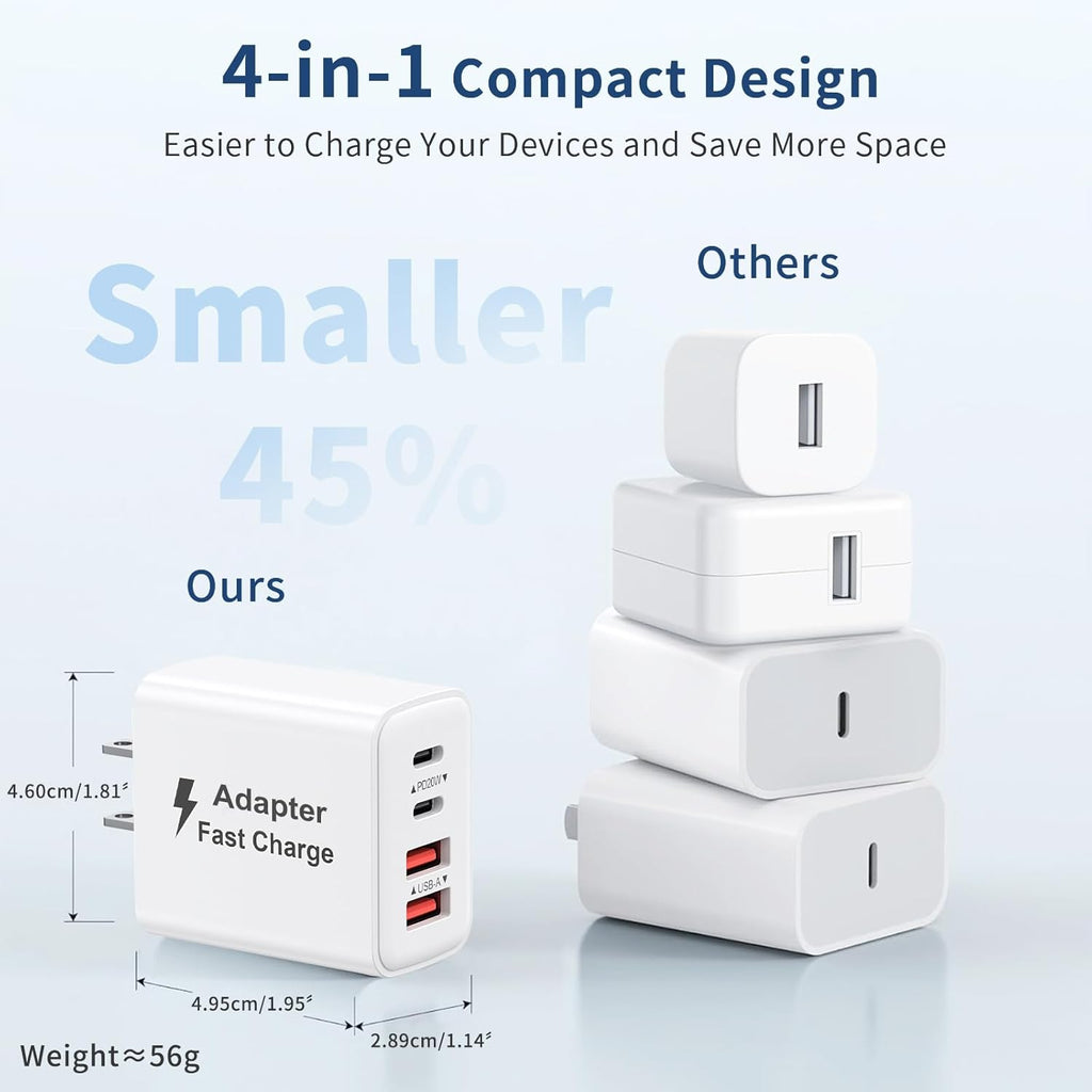 Multi-port USB Charger Fast Charge Charging Plug