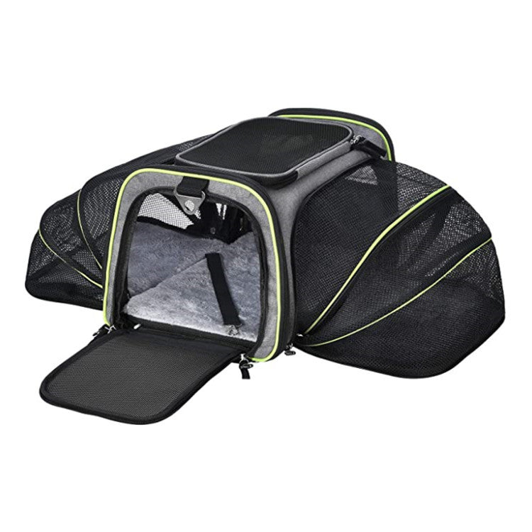 Airline-Approved Expandable Pet Carrier – Foldable Soft Cat & Dog Travel Bag
