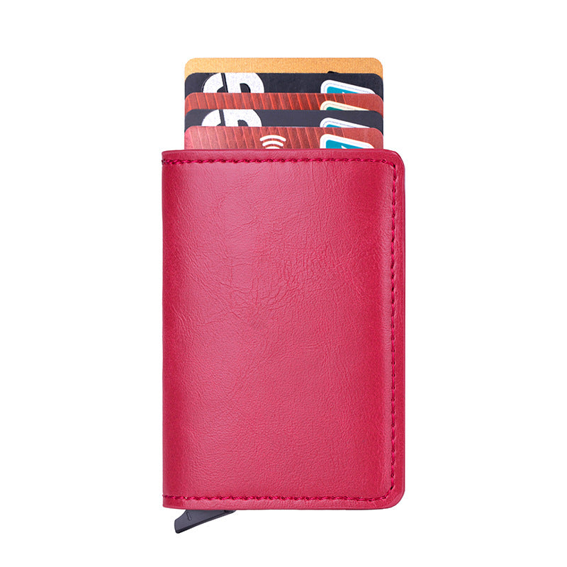 Wallet with RFID blocking and anti-theft design