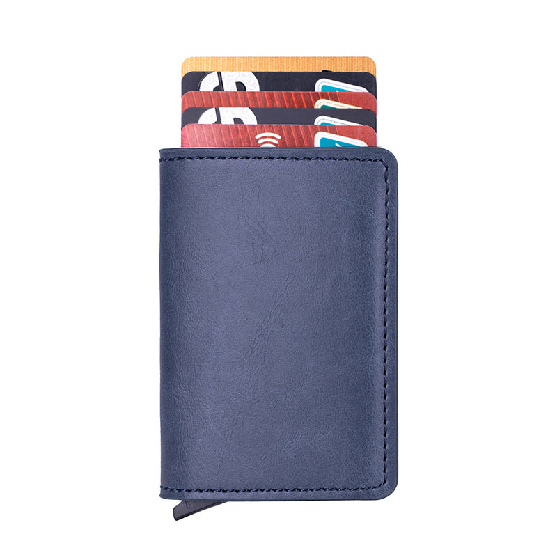 Wallet with RFID blocking and anti-theft design