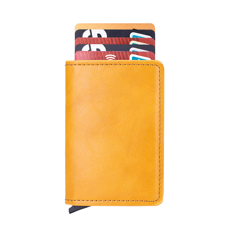Wallet with RFID blocking and anti-theft design