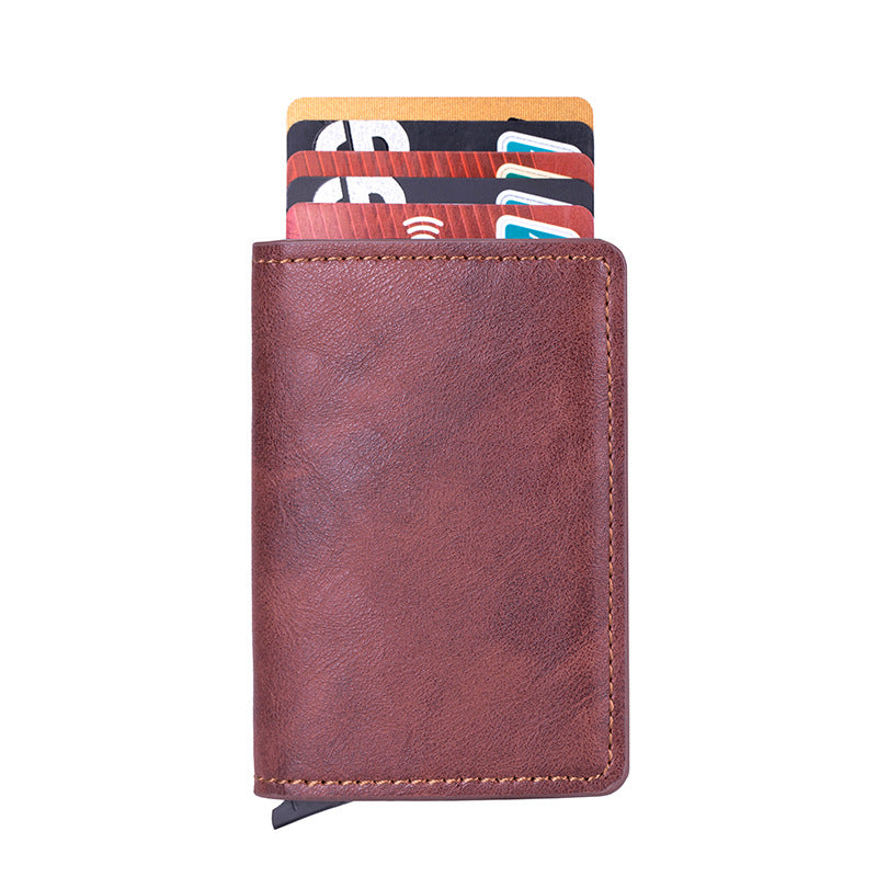 Wallet with RFID blocking and anti-theft design