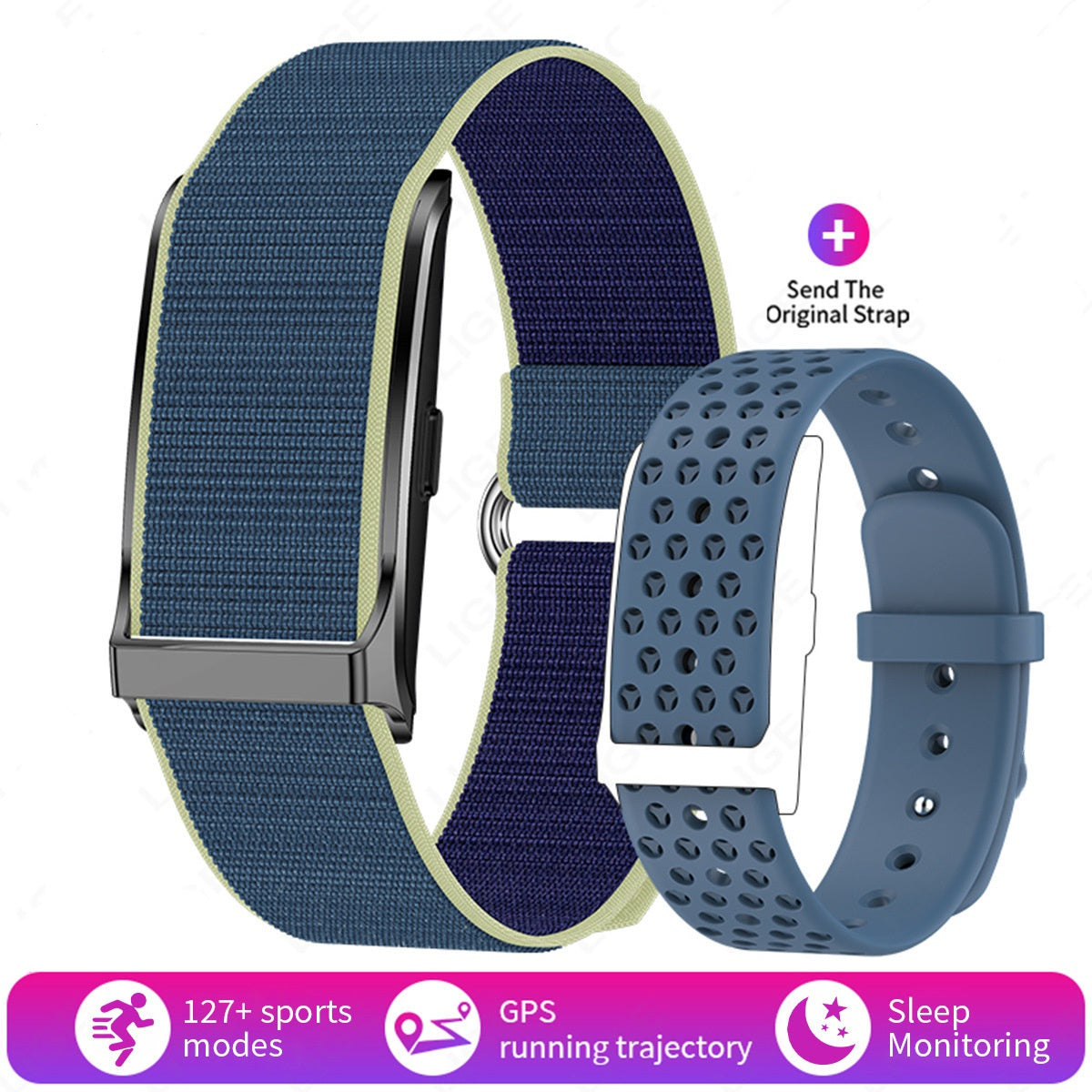 Smart bracelet for tracking health, activity and fitness
