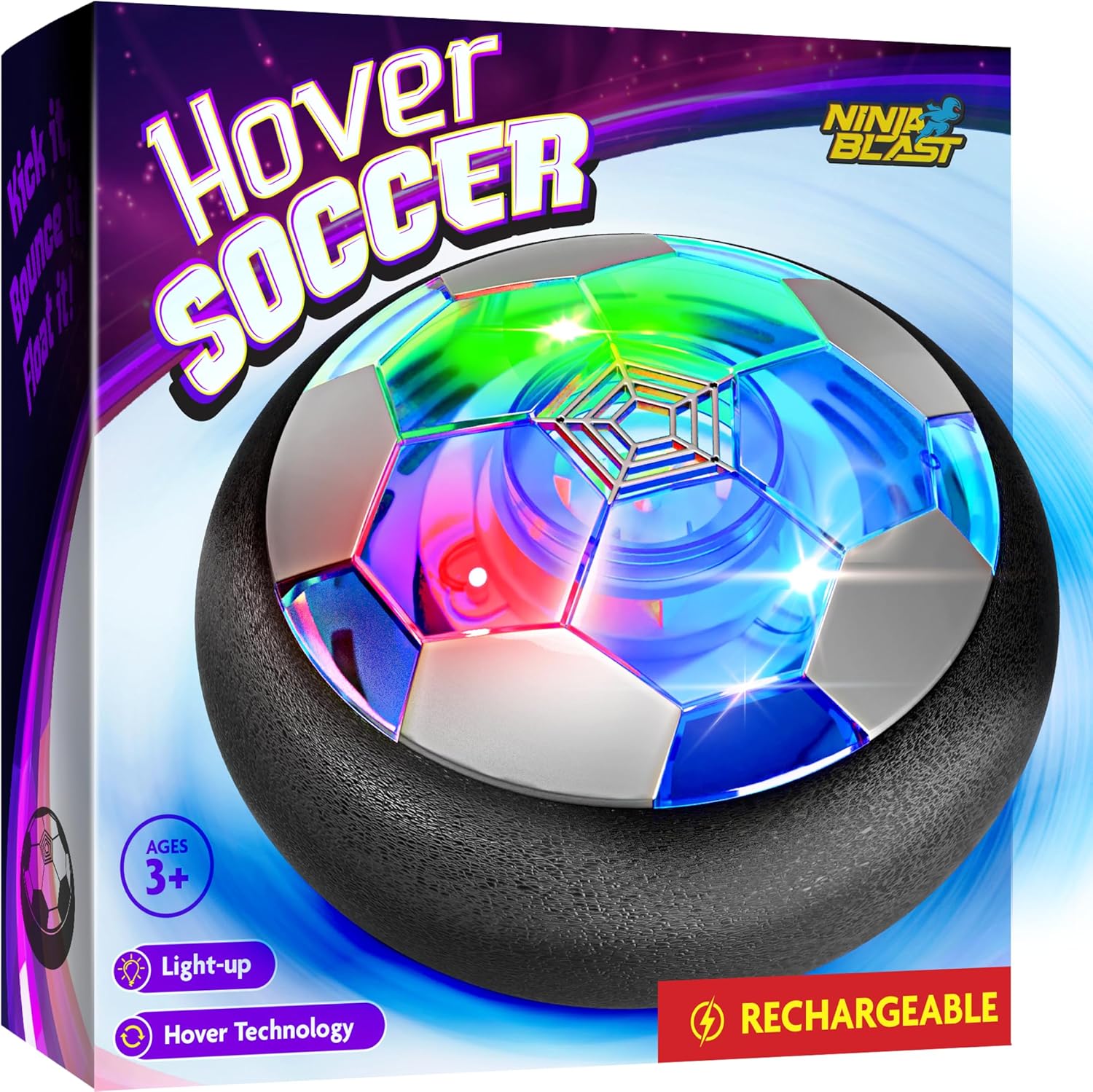 Flying soccer ball for children