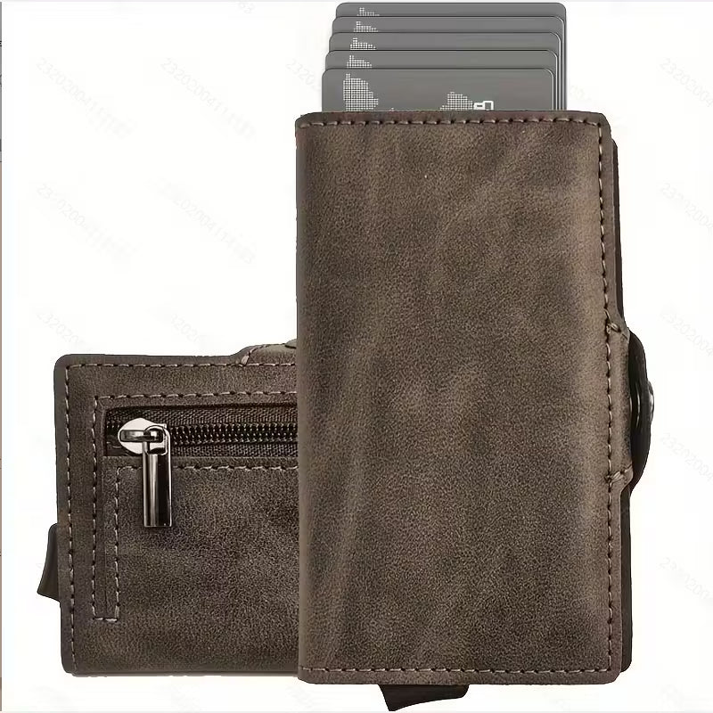 Wallet with RFID blocking and anti-theft design