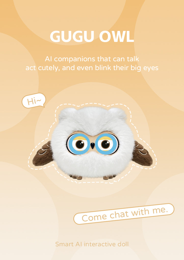 Owl toy for children with AI