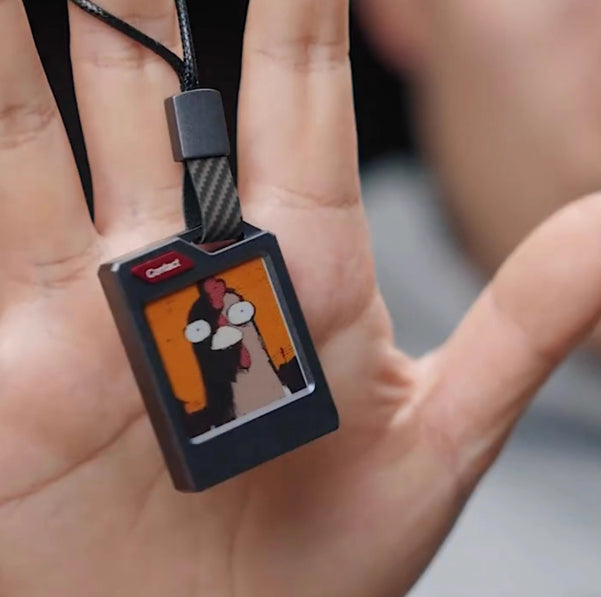 Battery-free NFC Passive E-ink Keychain