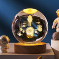 Luminous Starry Sky Crystal Ball Night Lamp – Moon & Planet Projection Light