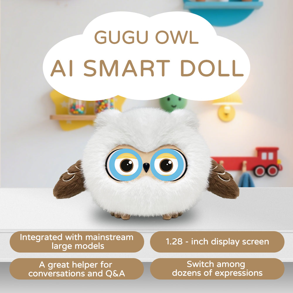 Owl toy for children with AI